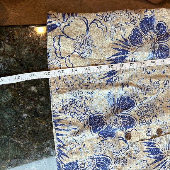 Ex Officio Buzz Off Insect Shield short sleeve button down. Floral. Fishing. EUC - Picture 9 of 10